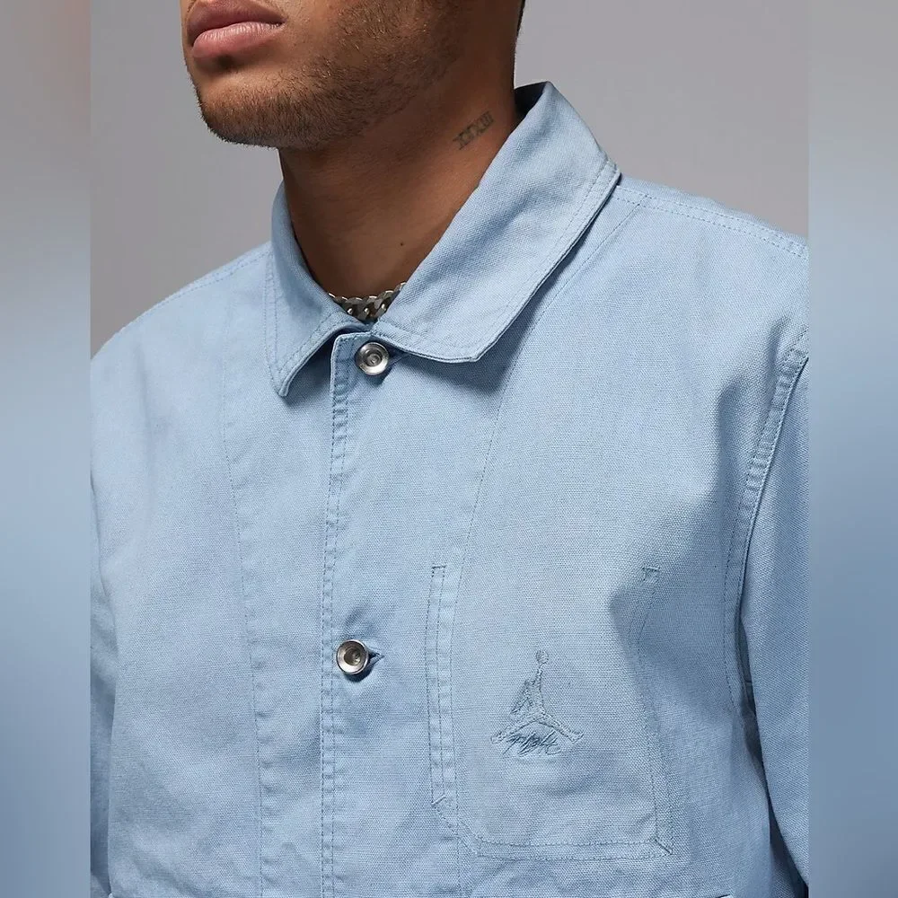 Air Jordan Men's Essentials Chicago Workwear Jacket Blue
